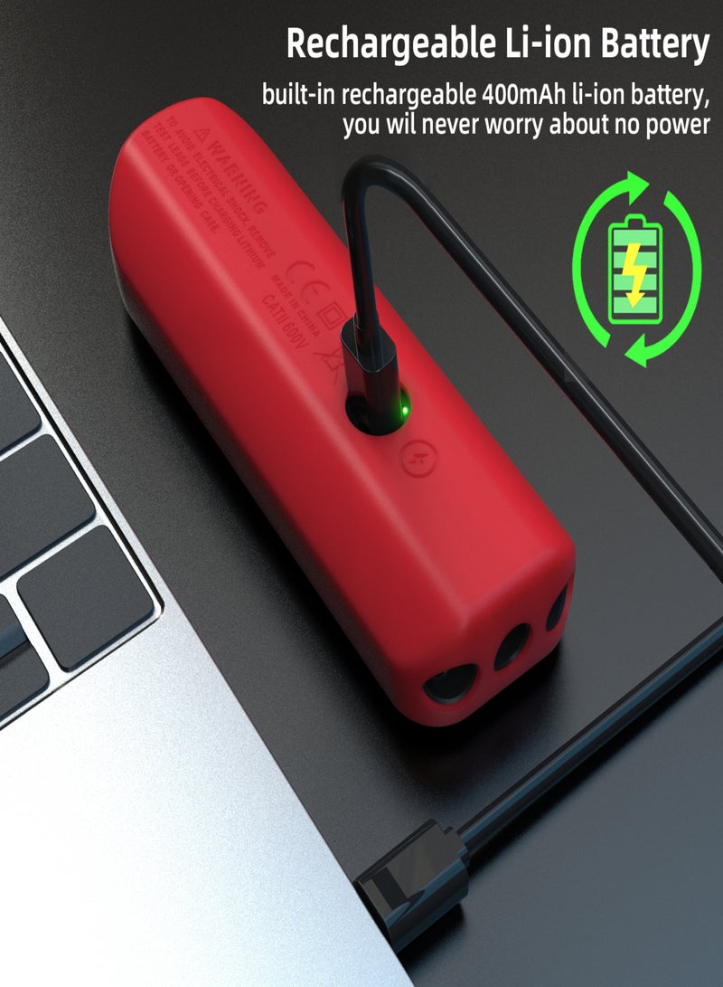 بي سايد BSIDE A2 Mini Smart Digital Multimeter Auto Range 5999 Counts NCV Universal Meter Handheld Multimeter Voltmeter Ammeter With Backlight Flashlight AC/DC Voltage & Current Resistance - Image 3