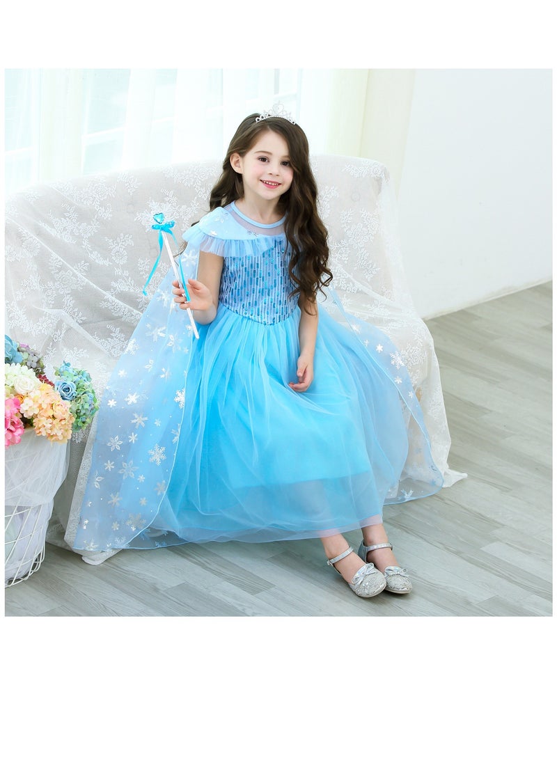 Girls' Ice and Snow Romance Princess Elsa Dress - pzsku/Z5E5EF2BB1152CAAD6F06Z/45/_/1698719683/1370b737-5716-4cf4-ba50-dfafadfec176