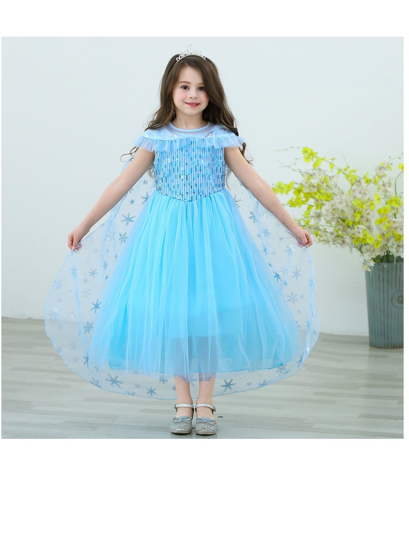 Girls' Ice and Snow Romance Princess Elsa Dress - pzsku/Z5E5EF2BB1152CAAD6F06Z/45/_/1698719683/4f4505bd-31eb-43d8-8500-380f51215577