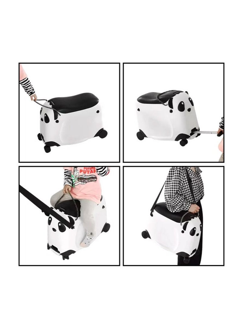 PARTNER Kids ride  bike suitcase children hand carry bag white with orange  - Image 5