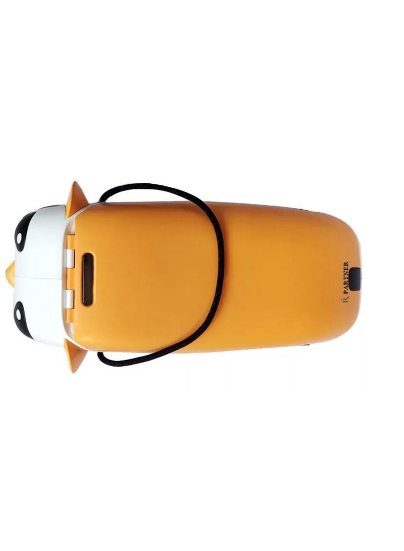 PARTNER Kids ride  bike suitcase children hand carry bag white with orange  - Image 3