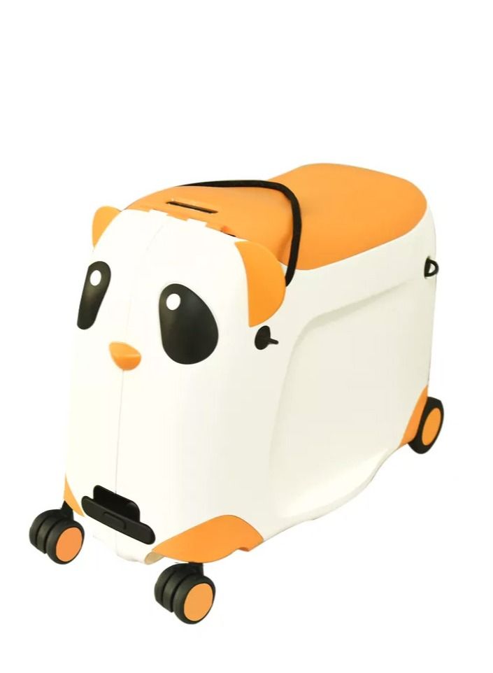 PARTNER Kids ride  bike suitcase children hand carry bag white with orange  - Image 2