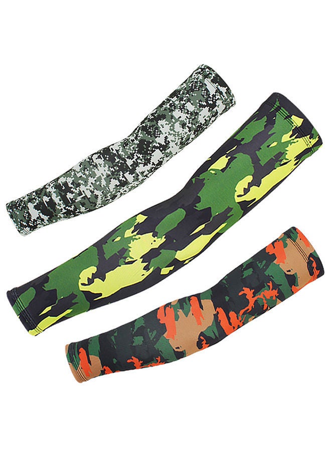 نيبمينينت أكمام ذراع واقية من أشعة الشمس فوق البنفسجية بتصميم كاموفلاج مناسبة للرياضة في الأماكن الخارجية و ركوب الدراجات زوجين 44x12x2سم - Image 4