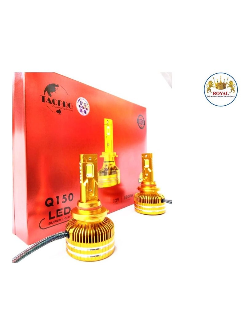 رويال CAR HEADLIGHT 12V 5200W 23000LM - DYT Q150 (H7) - Image 4
