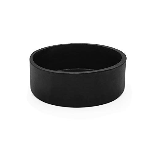 Flyshop 3Inch Furniture Table Covers NonSlip Durable Rubber Leg Tips Chair Leg Caps Floor Protector Round Black 4PCS Size 76mm - Image 1