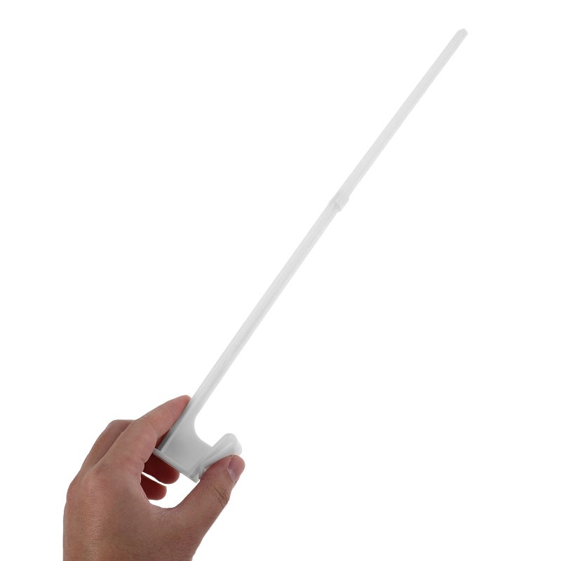 10Pcs White Plastic Car Window Flag Poles Universal Clip on Mount for Festival and Parade Use - Image 3