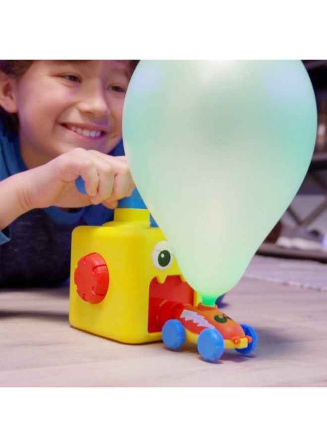 Ontel Balloon Zoom Balloonpowered Race Car And Rocket Launcher Toy Set, Ages 3+, Racer Car Box Set - Image 3