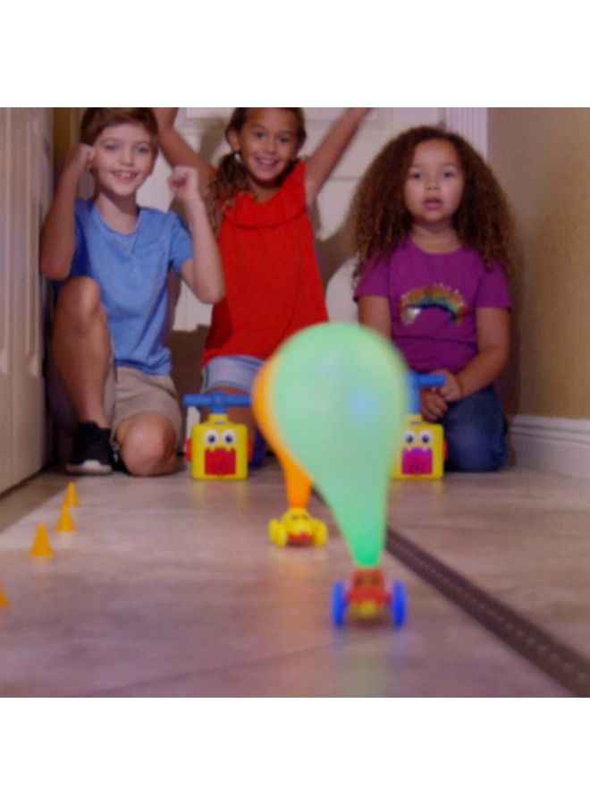 Ontel Balloon Zoom Balloonpowered Race Car And Rocket Launcher Toy Set, Ages 3+, Racer Car Box Set - Image 4