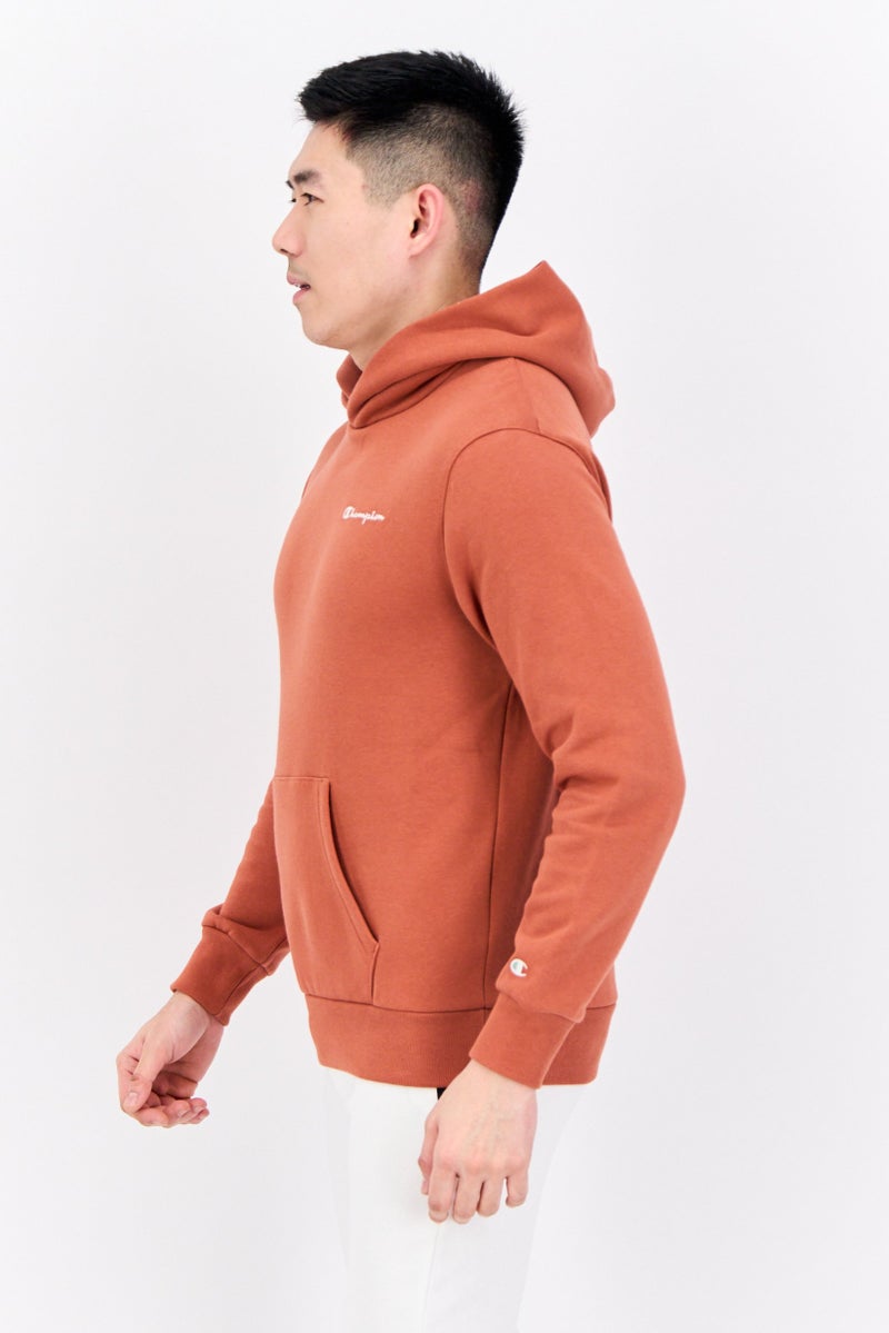 Champion Men Sportswear Fit Long Sleeves Outdoor Hoodies, Rust - Image 2