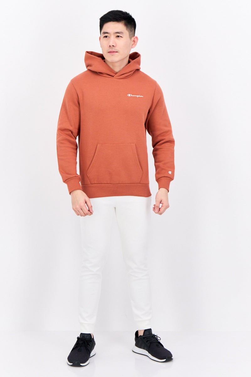 Champion Men Sportswear Fit Long Sleeves Outdoor Hoodies, Rust - Image 4