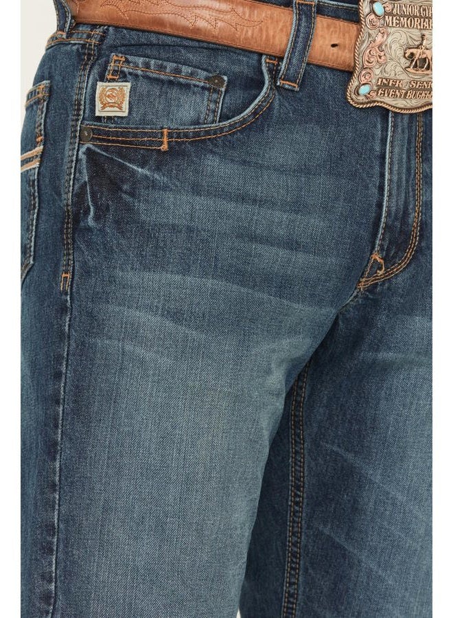 Cinch Men's Carter Relaxed-Fit Jean, Medium Stone Wash, 31W / 34L - Image 2