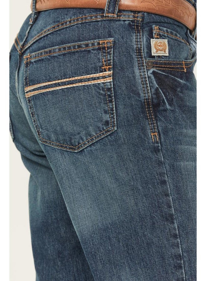 Cinch Men's Carter Relaxed-Fit Jean, Medium Stone Wash, 31W / 34L - Image 4
