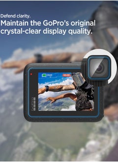 Spigen GLAStR Slim for GoPro Hero 4K Screen Protector [2 PACK] Premium Tempered Glass [2 Front Screen Protector + 2 Camera Lens Protectors]  - Image 5