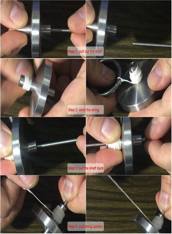 DjuiinoStar High Grade Stainless Steel Gyroscope, Waste Your Time Efficiently (AVG 7"-15"; BR 32"), Anty-Gravity Unique Gift DST-901 - Image 3