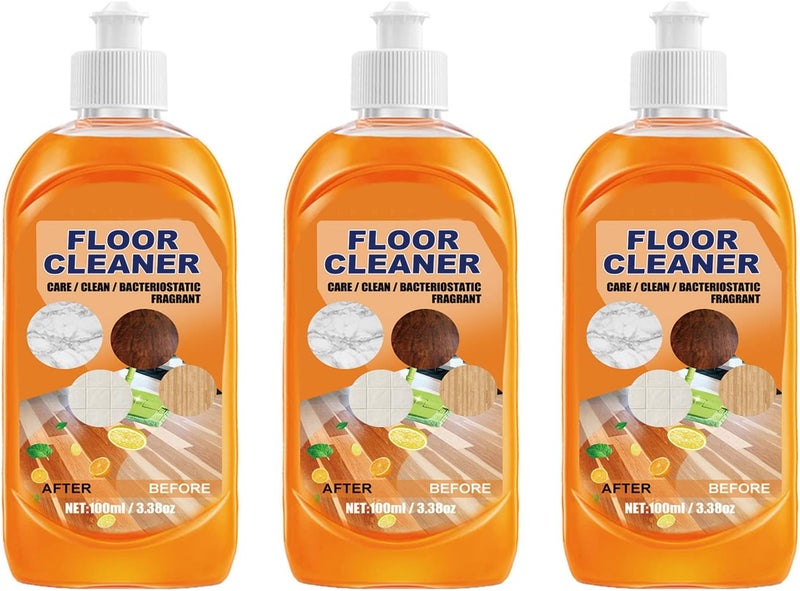 klarako Powerful Decontamination Floor Cleaner - [NEW-Upgrade] Wood Floor Polish - Multipurpose Cleaning Liquid - Brightening Repair Scratch Tool (3PC) - Image 1
