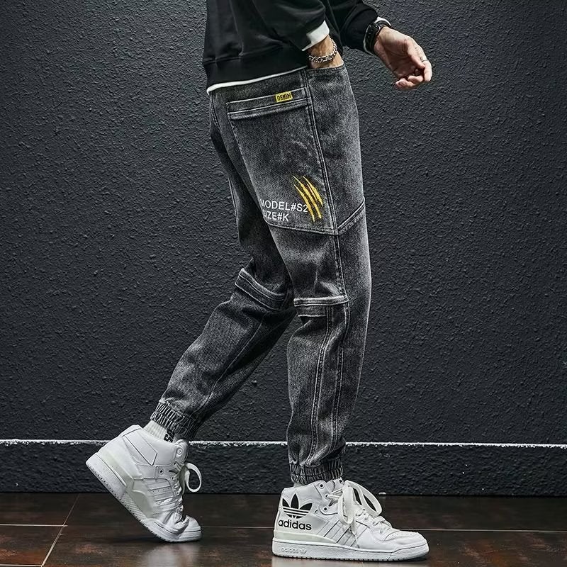 Stretch Loose Harlan Joggers Autumn Blue  - Image 2