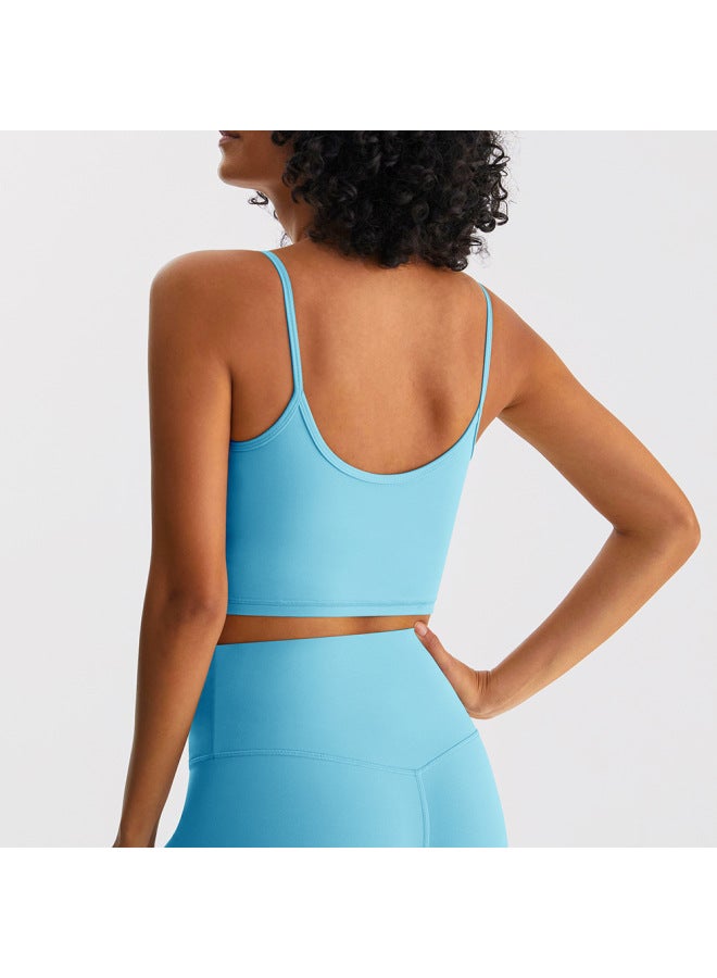 Runa Pulse Yoga Clothing Tops Women's Suspenders Fitness Quick-drying Breathable Running Outer Vest Style Sports Bra
