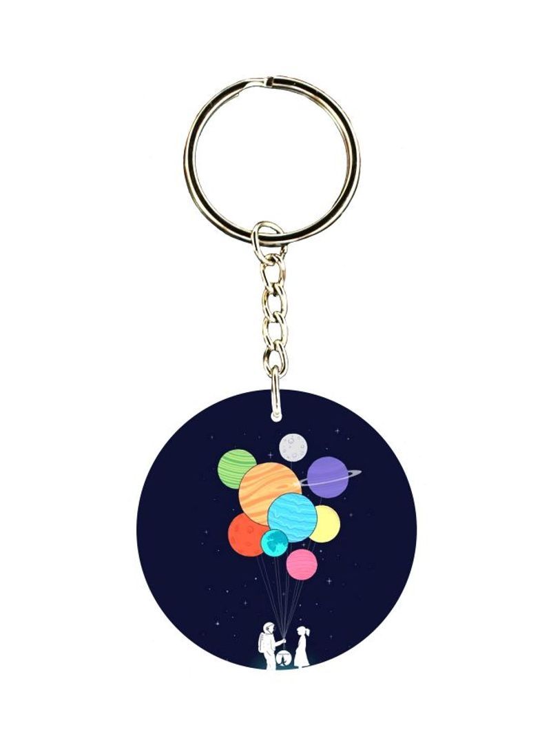 RKN Balloon Printed Keychain