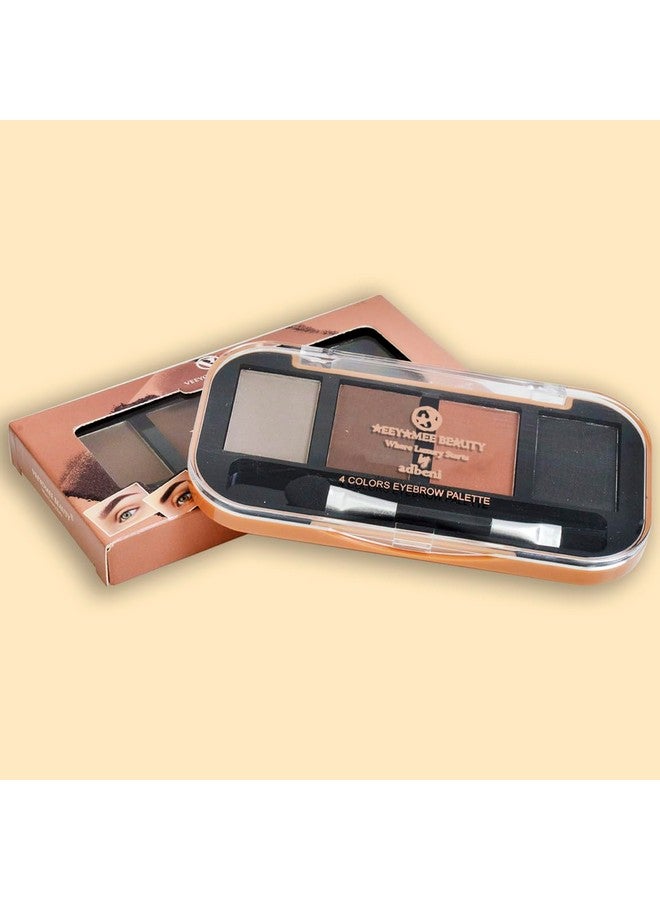 adbeni 4 Colors Eyebrow Palette 9Gm | Natural Color, Long Lasting & Waterproof | Embark A Journey Through Radiant Realms | Infinite Expression Of Timeless Beauty (Shade-01) - Image 2