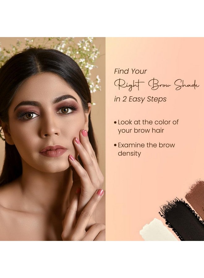 adbeni 4 Colors Eyebrow Palette 9Gm | Natural Color, Long Lasting & Waterproof | Embark A Journey Through Radiant Realms | Infinite Expression Of Timeless Beauty (Shade-01) - Image 4