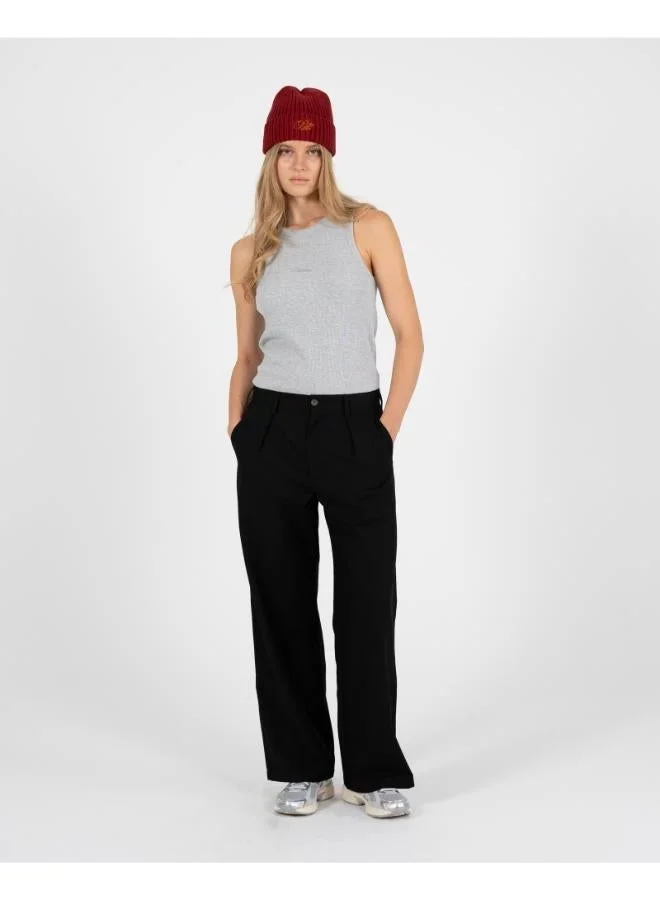 Prohibited Grey Melange The Embroidery Tank Top  | Best Price UAE