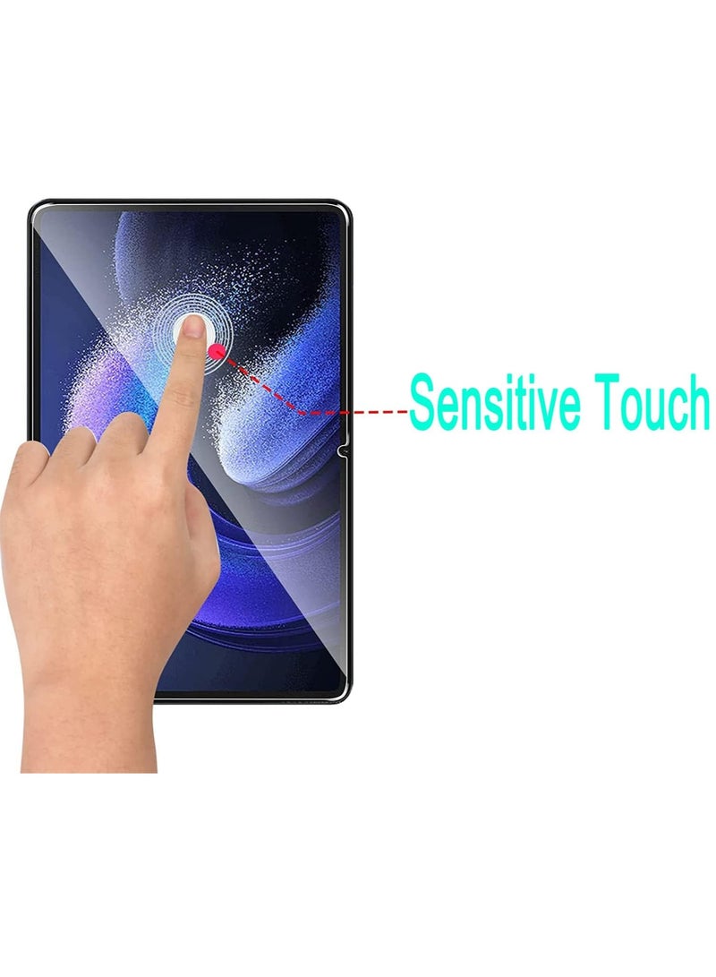 2 Pieces HD Scratch Proof Tempered Glass Screen Protector Compatible with Huawei MatePad Air 11.5 inch 2023 Free Bubbles Glass Protector - Image 3