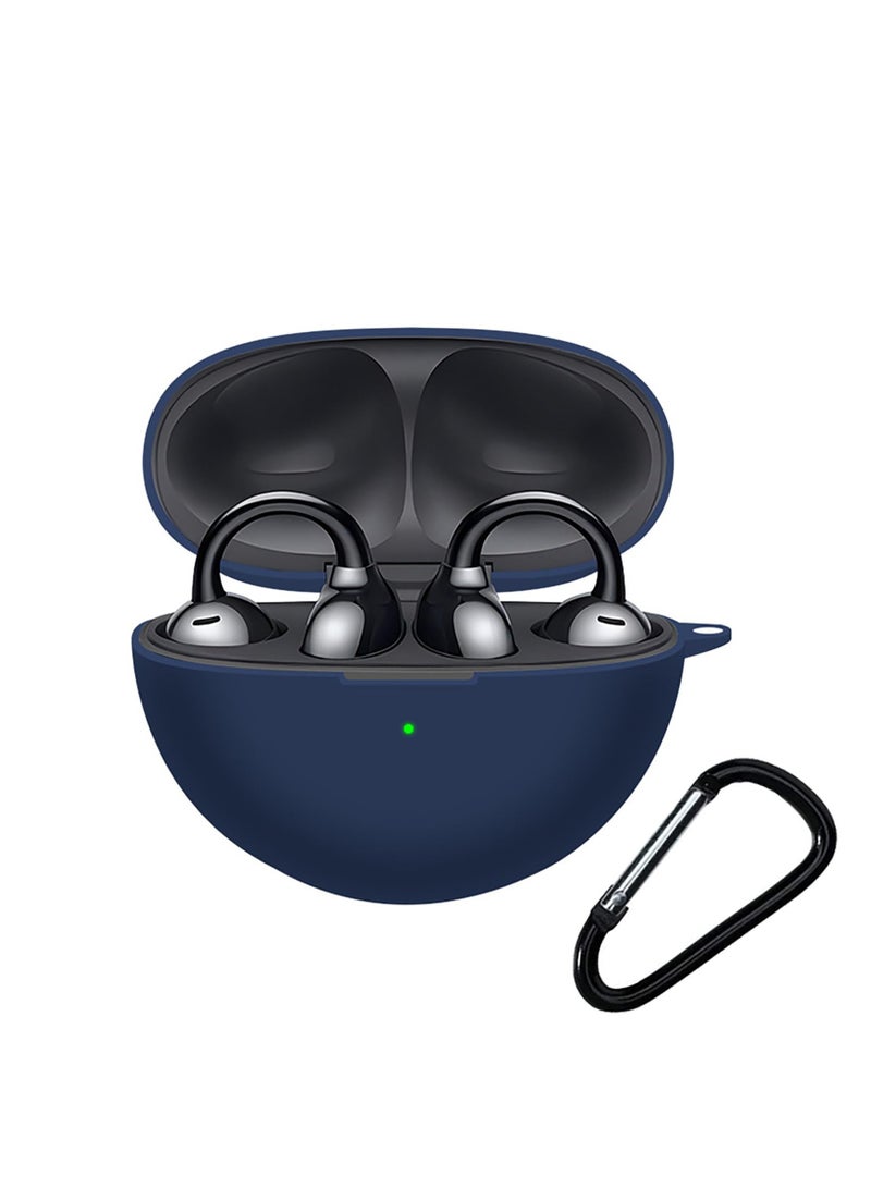 Silicone Case Compatible With Huawei Freeclip - Protective Cover For Headphones -Blue - Image 1