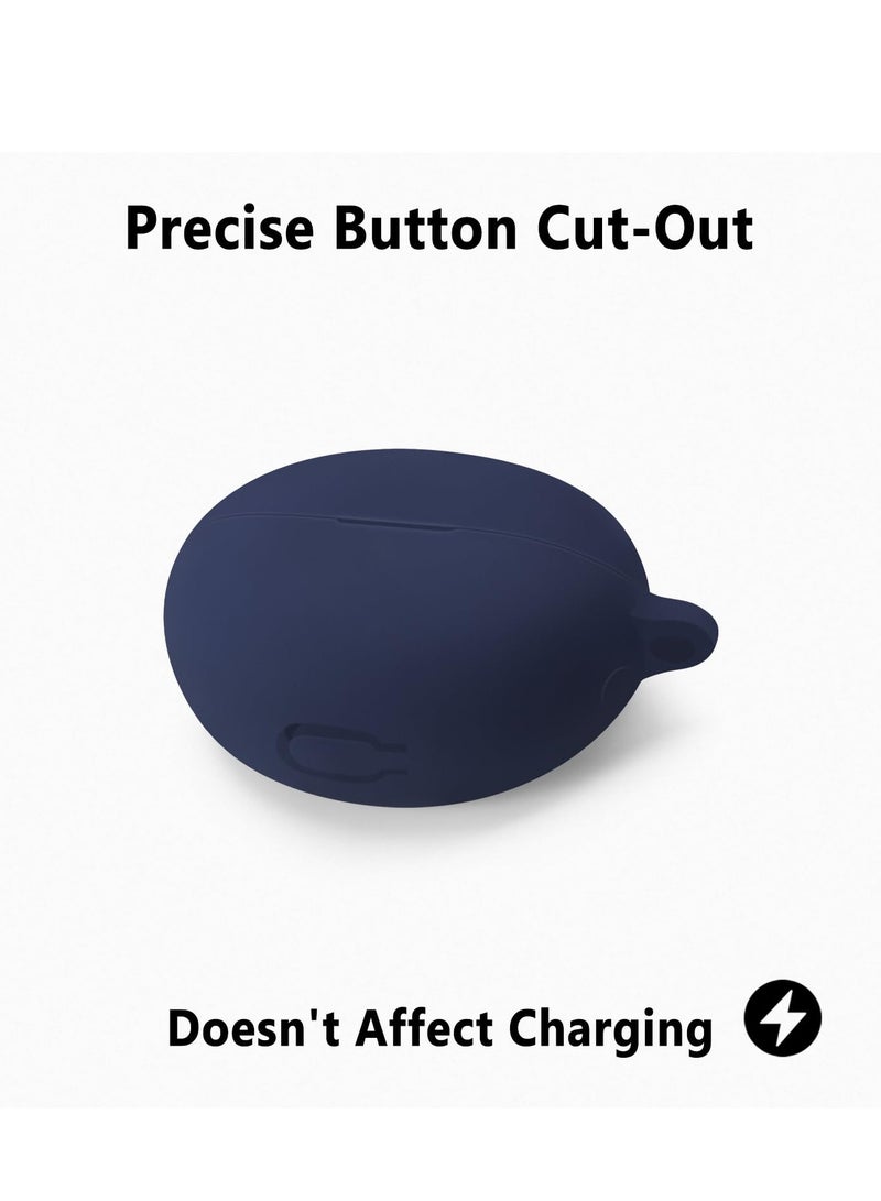 Silicone Case Compatible With Huawei Freeclip - Protective Cover For Headphones -Blue - Image 5