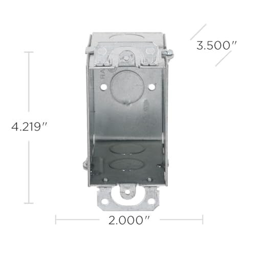 HUBBELL ELECTRICAL PROD 8590 3X2IN3 5DP GANGABLE W/E BOX - Image 2