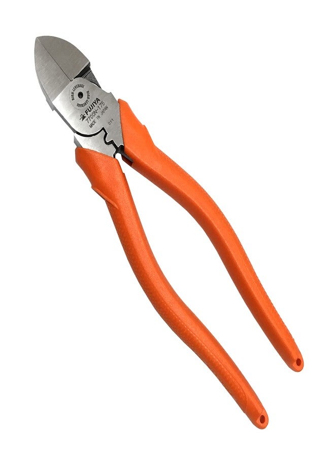 FUJIYA Tools High Leverage Diagonal Cutting Nippers 7-Inch 7700N-175 - Image 1