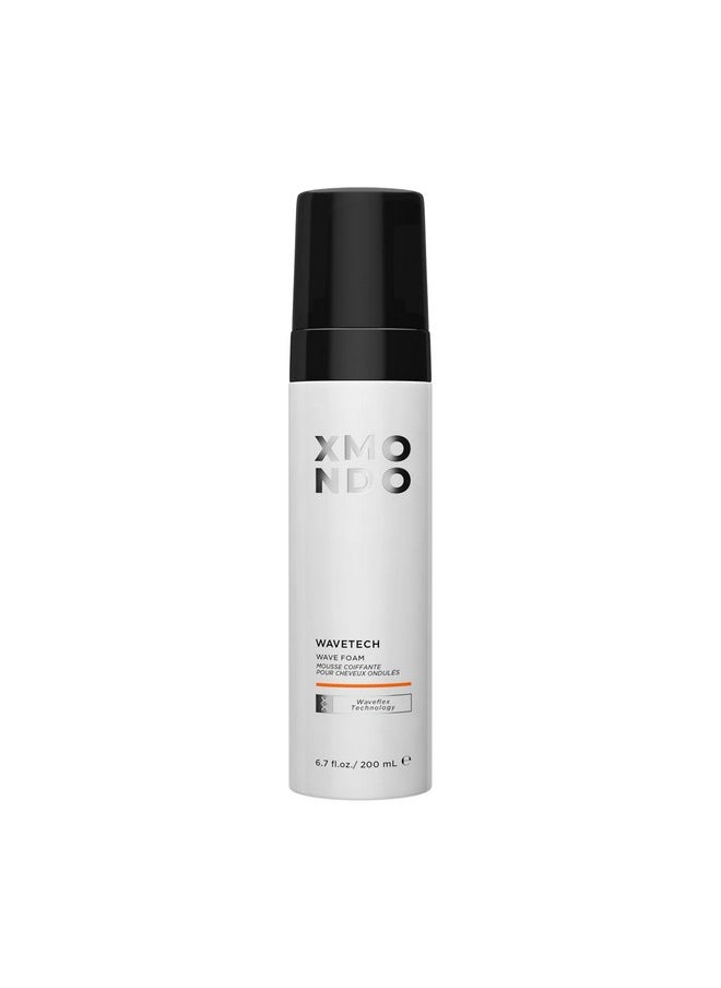 XMONDO XMONDO Hair Wavetech Wave Foam - Vegan Formula with Pro-Vitamin B5 and Anti-Frizz Nutrients to Fight Static, Control Frizz, and Enhance Your Wavy Hair, 6.7 Fl Oz 1-Pack  - Image 1