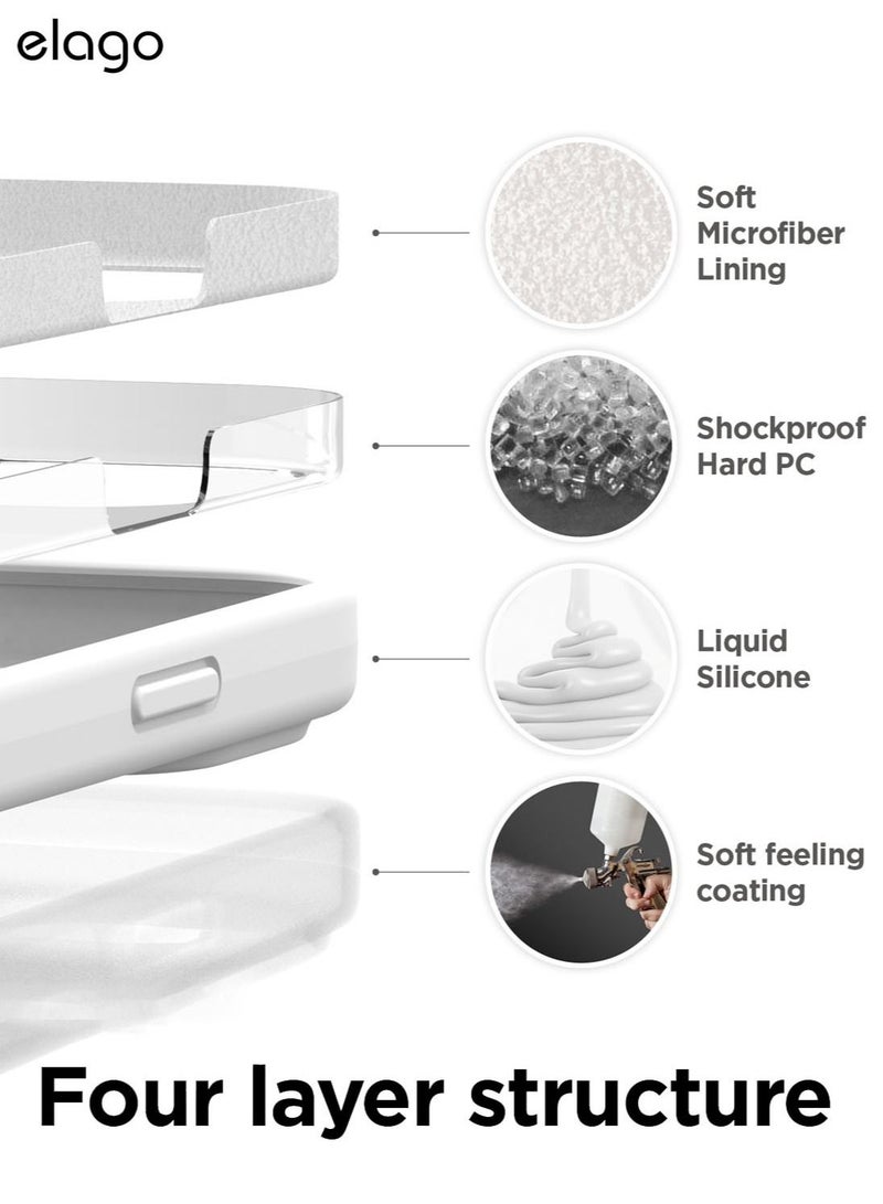 Elago Silicone Case Cover for iPhone 14 Pro - White - Image 5