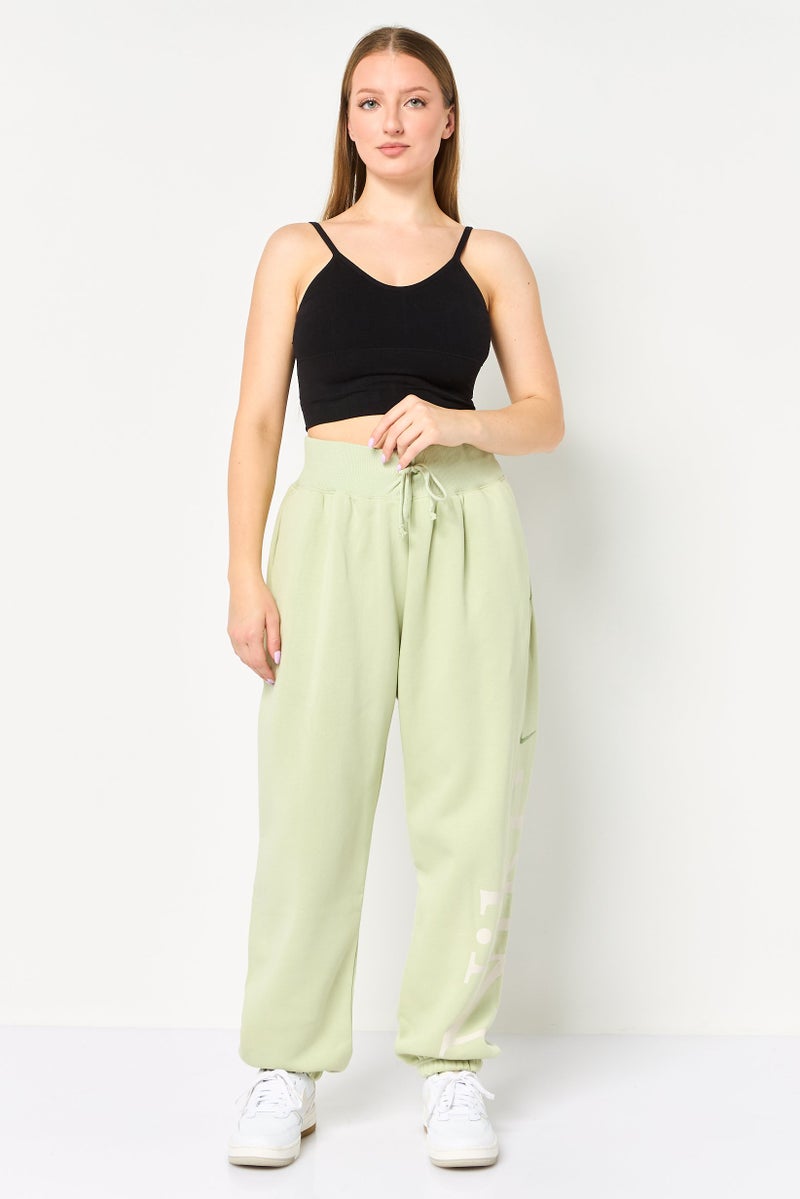 Nike Women Oversized Fit Outdoor Sweatpants, Green - Image 2