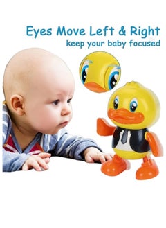 TIME Musical toys cute dancing gentleman duck musical lighting doll - yellow  - Image 2