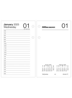 Office Depot Depot Daily Desk Calendar Refill, 3-1/2" X 6", Traditional, January 2025 To December 2025, Sp717D5025  - Image 2