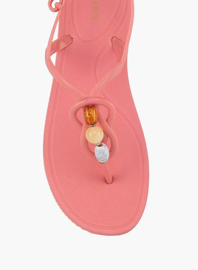Celeste PINK Women Embellished Sandals for Women | Best Price UAE