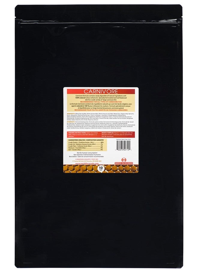 Northfin Carnivore Fish Food 10mm Sinking Pellet 2.5kg (5lbs) Bag - Image 3