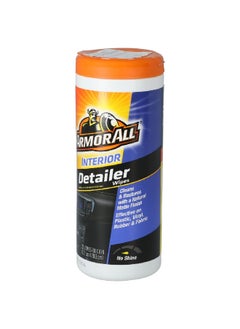 ARMOR ALL 25-Piece Protectant Interior Detailer Wipes 7 x 8 Inch 14540B  - Image 2