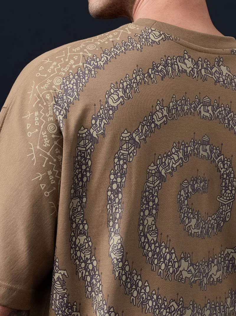 The Souled Store  Oversized T-Shirt: Chakravyuh  | Best Price UAE