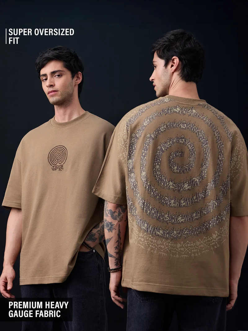 ذا سوليد ستور Oversized T-Shirt: Chakravyuh