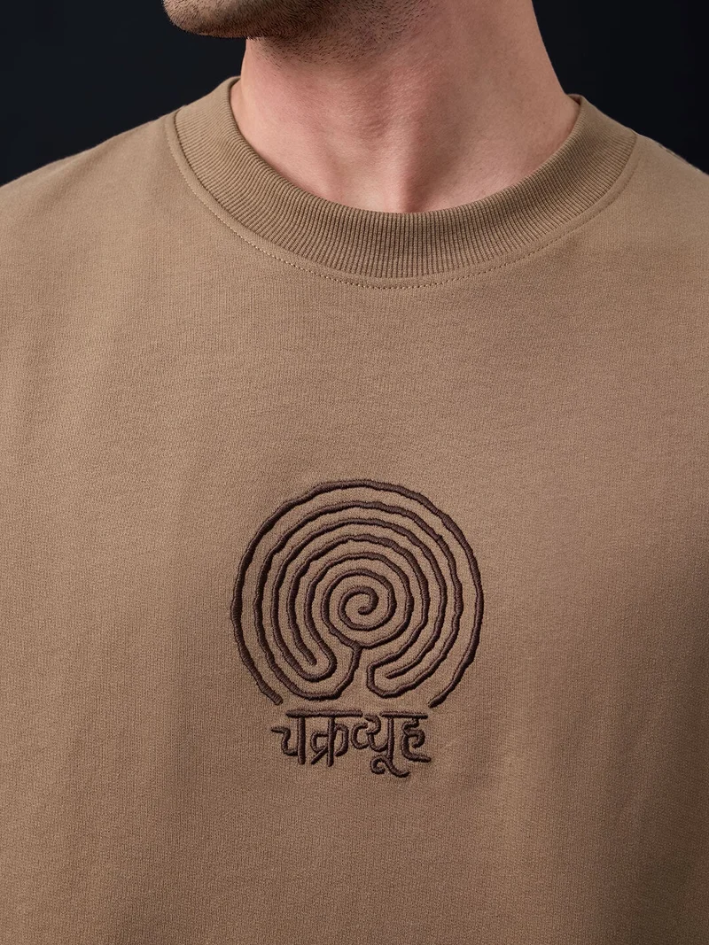 ذا سوليد ستور Oversized T-Shirt: Chakravyuh