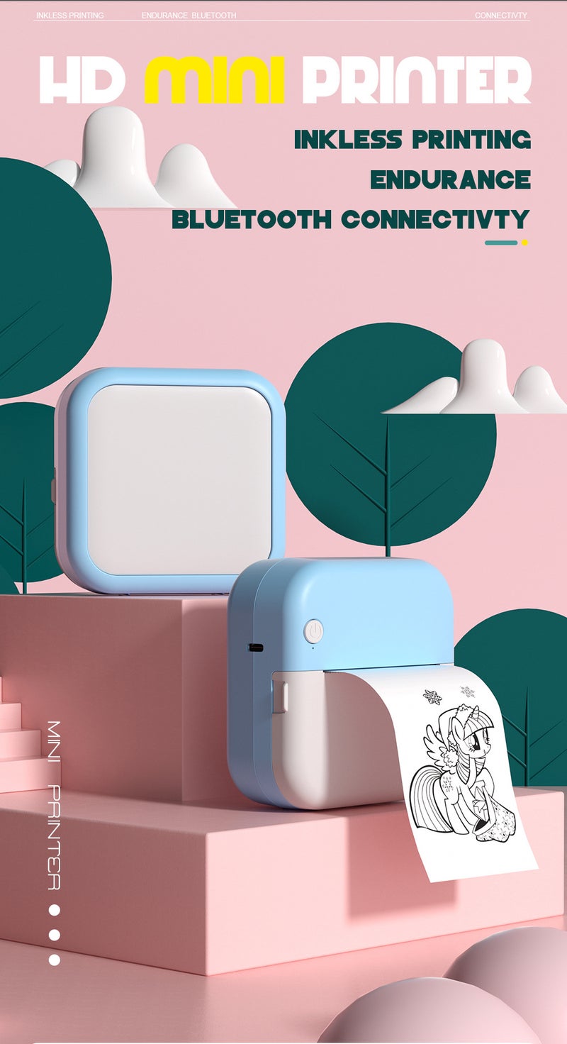 Mini Printer Po Printer Wireless Connectable Mobile Phone Wrong Printer Convenient Printer - Image 5