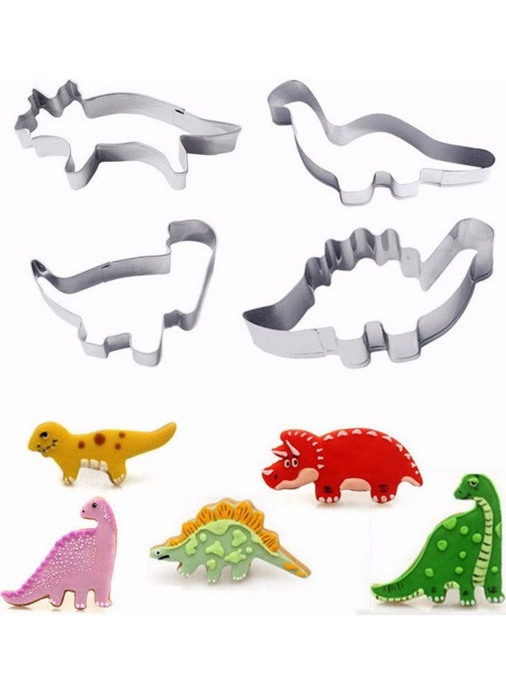 Nar Kalıp Pomegranate Mold Dinosaur Cookie Mold Set of 4  - Image 4