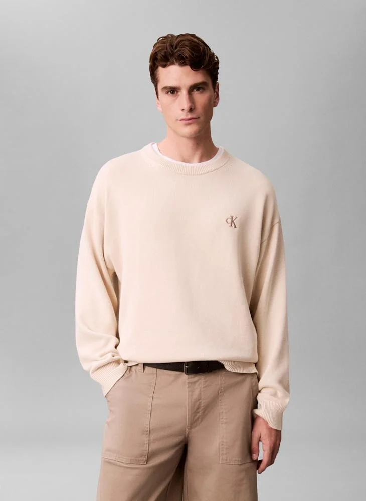 Calvin Klein Jeans Crew Neck Long Sleeve Sweater
