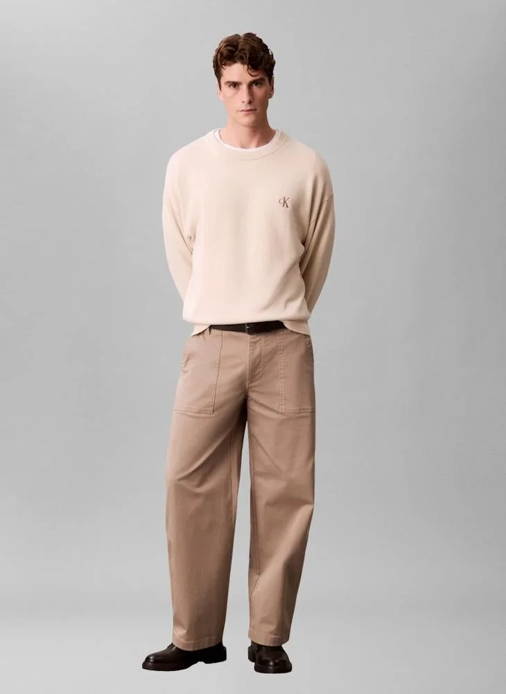 Calvin Klein Jeans  Crew Neck Long Sleeve Sweater for Men | Best Price UAE
