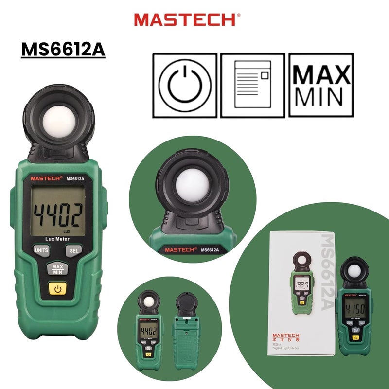 MASTECH MS6612A Digital Light Meter - Image 5
