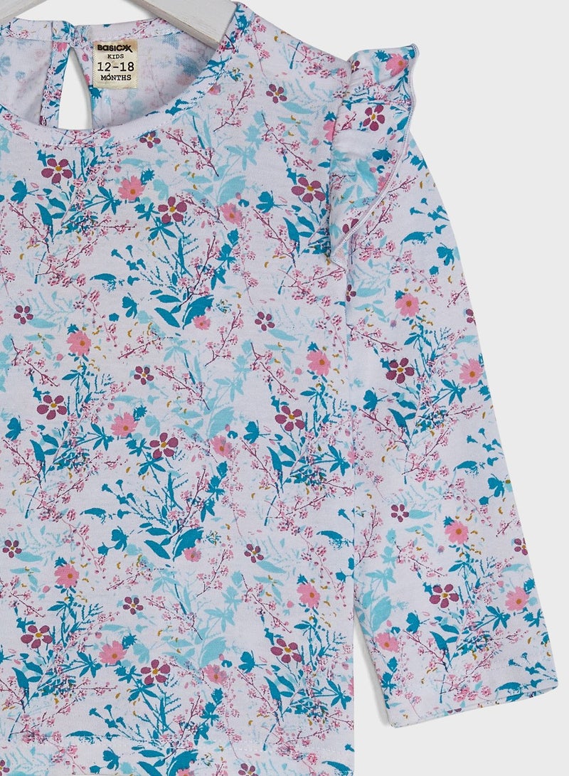Basicxx Infant Flower T-Shirt - Image 3