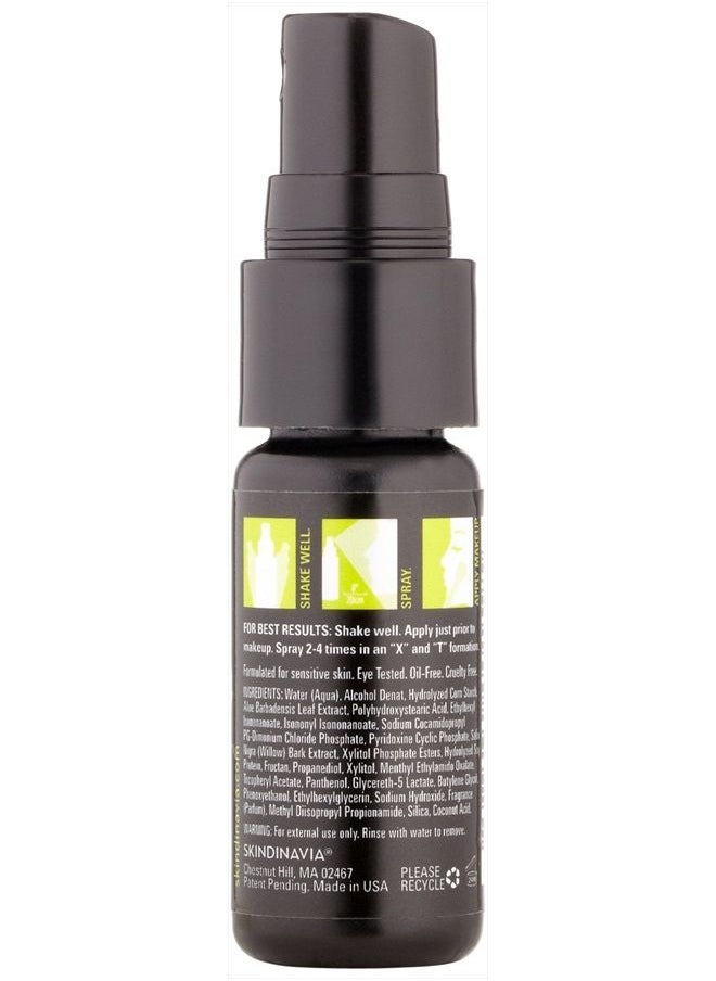 SKINDINAVIA - Skindinavia The Makeup Primer Spray, For Combination Skin & Normal Skin, Pore-Minimizer for Face, Travel Size Beauty Spray, Silicone-Free, Water-Based & Hydrating (0.66 Oz) - Image 1