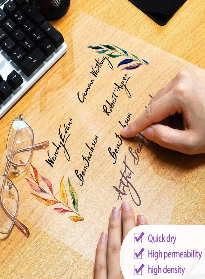True-Ally Inkjet Printer Transparency OHP Film, 25 Sheets, 8.5 x 11 cm, Clear (25) - Image 2