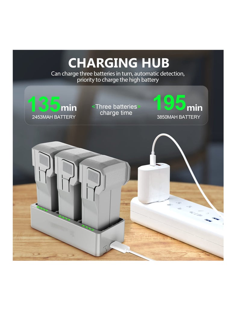 Generic - Battery Charging Hub for DJI Mini 3 Pro/Mini 3, Mini 3 Pro Two-Way Charging Hub for DJI Mini 3 Pro/Mini 3 Drone Accessory, Charge 3 Batteries - Image 1